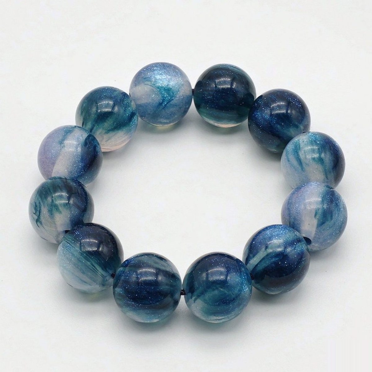 BEADORO Bluesand 20 mm resin bracelet